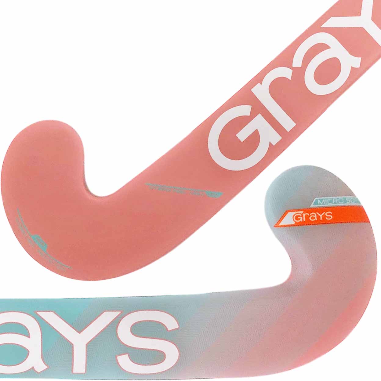 Closeup of the toes of the Grays 100i Indoor field hockey  stick