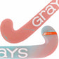 Closeup of the toes of the Grays 100i Indoor field hockey  stick