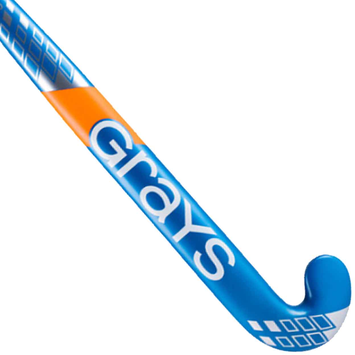 close up of the back of Grays GR10000 Jumbow Composite Field Hockey Stick