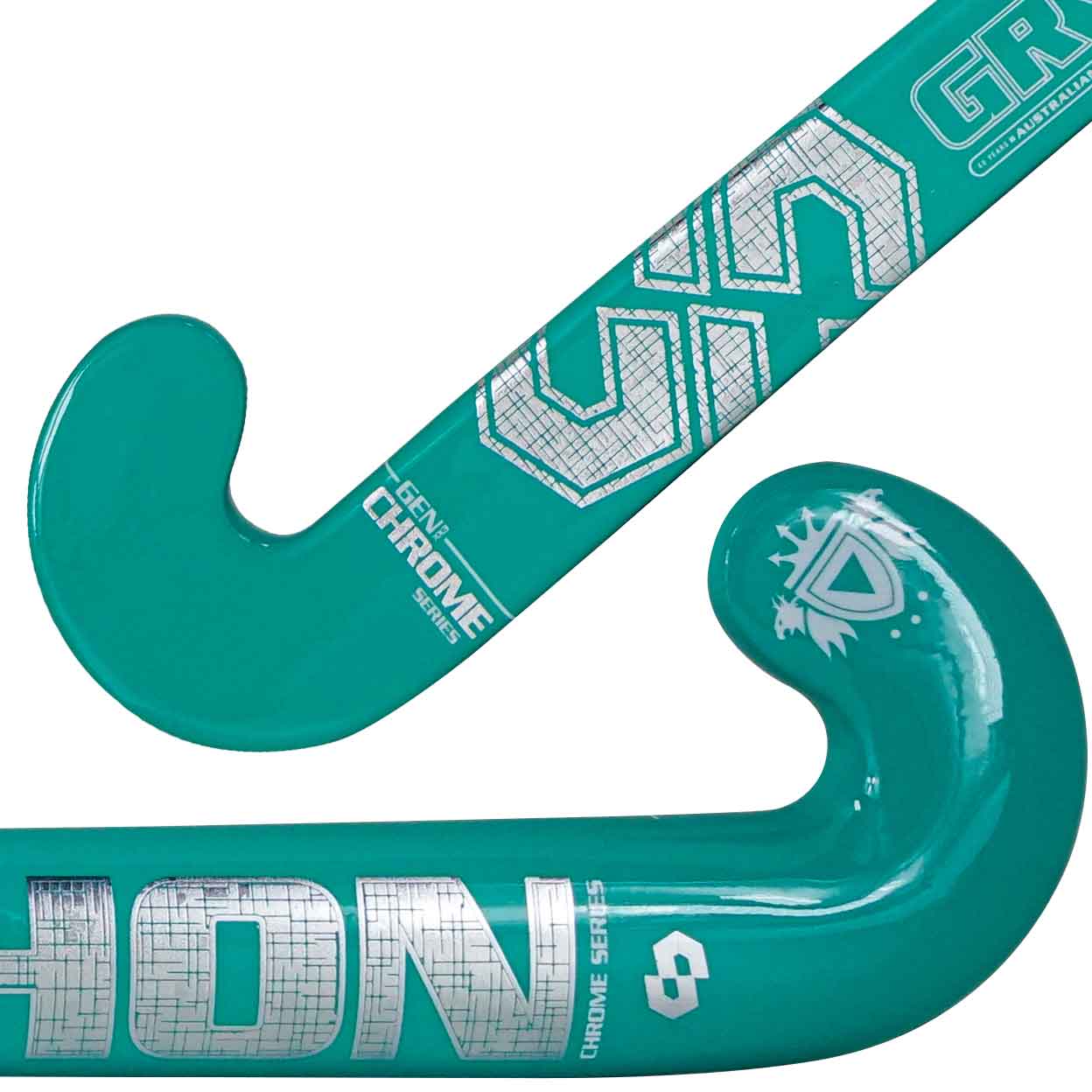 Close up of Gryphon Cobra Pro Composite Field Hockey Stick