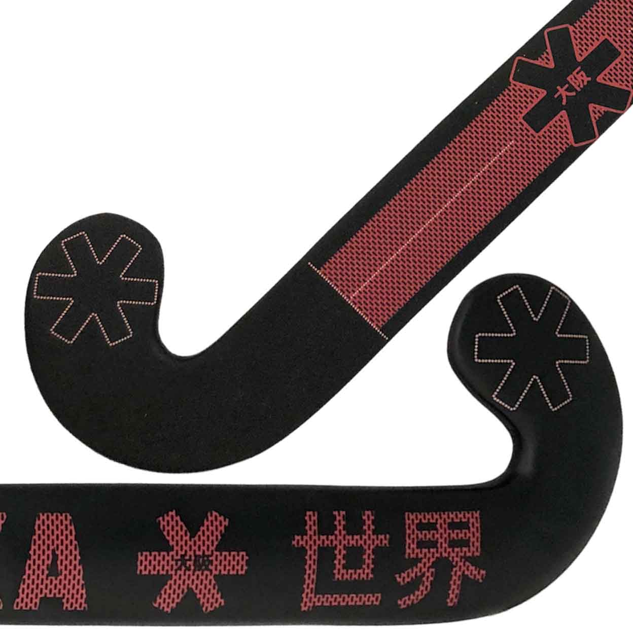 Close up of the Osaka Vision GF Indoor Composite Field Hockey Stick