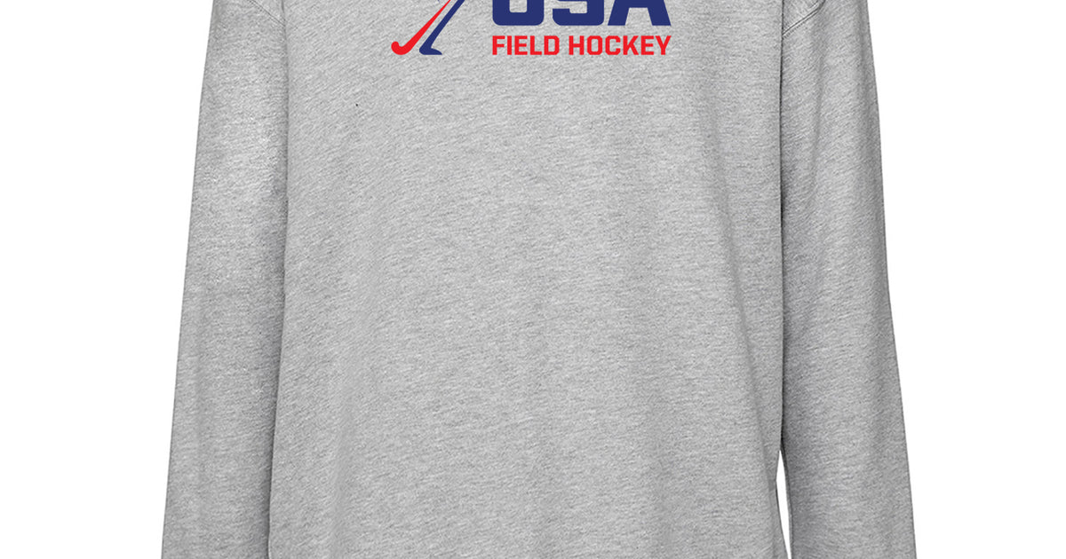 Official USA Field Hockey Unisex Crewneck Sweatshirt Longstreth