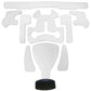 Replacement Foam For OBO Helmets laid out flat