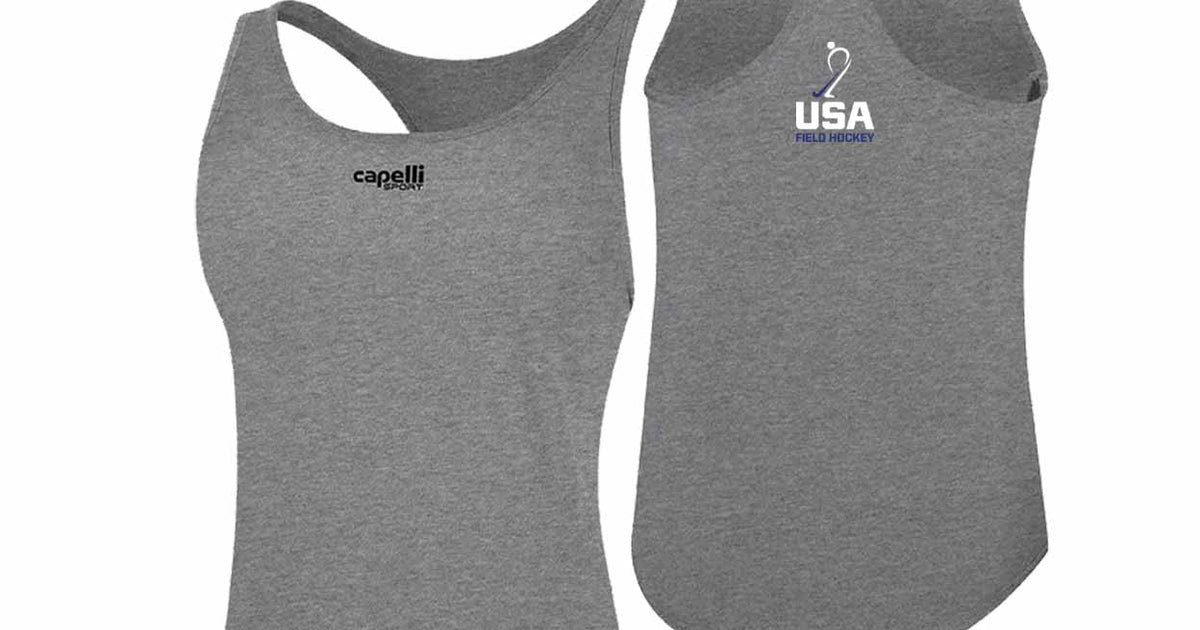 USA Field Hockey Performance Racerback Tank Longstreth Sporting Goods