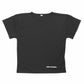 A black short-sleeve V-neck goalkeeping jersey by Gryphon, featuring a simple design with