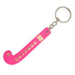 front of the pink Gryphon field hockey Keychain