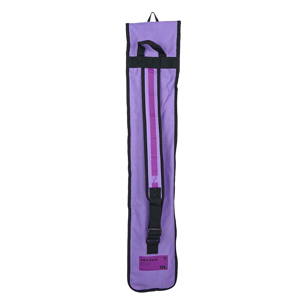 back of the purple Gryphon Frankie Stick bag