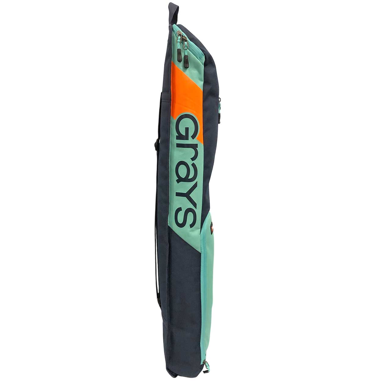 right side of the navy and green Grays G75 Stickbag