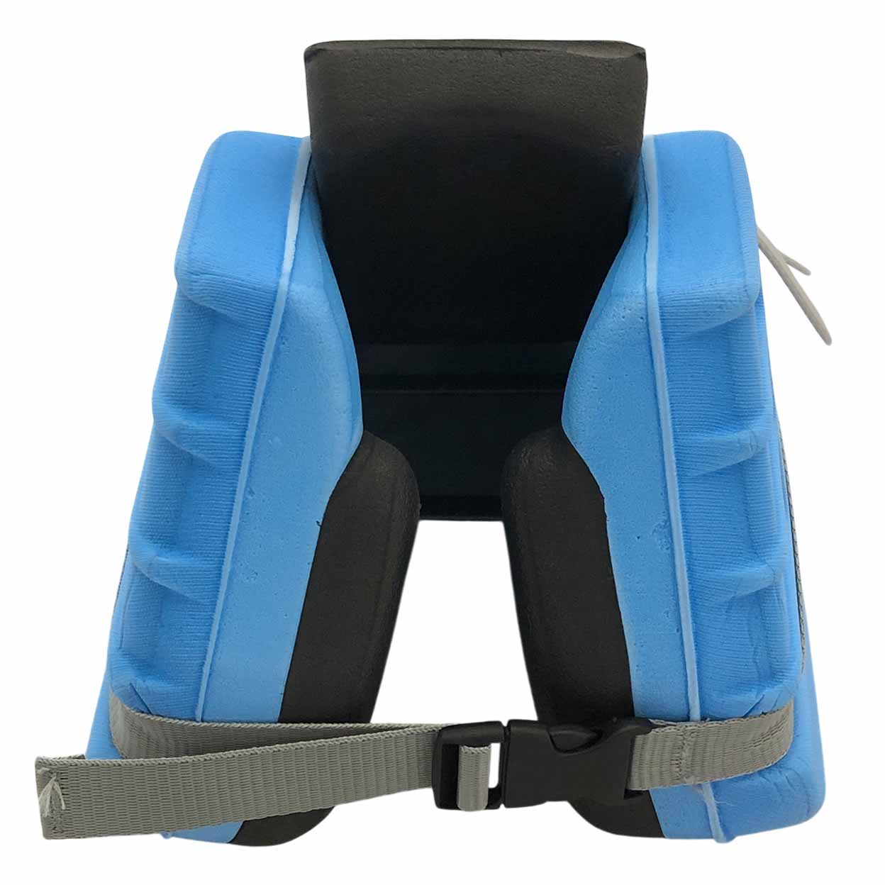 Back of the blue OBO Yahoo Goalkeeping Kickers showing the strap buckle.