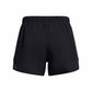 back of the black Under Armour Women's Fly By Unlined Shorts