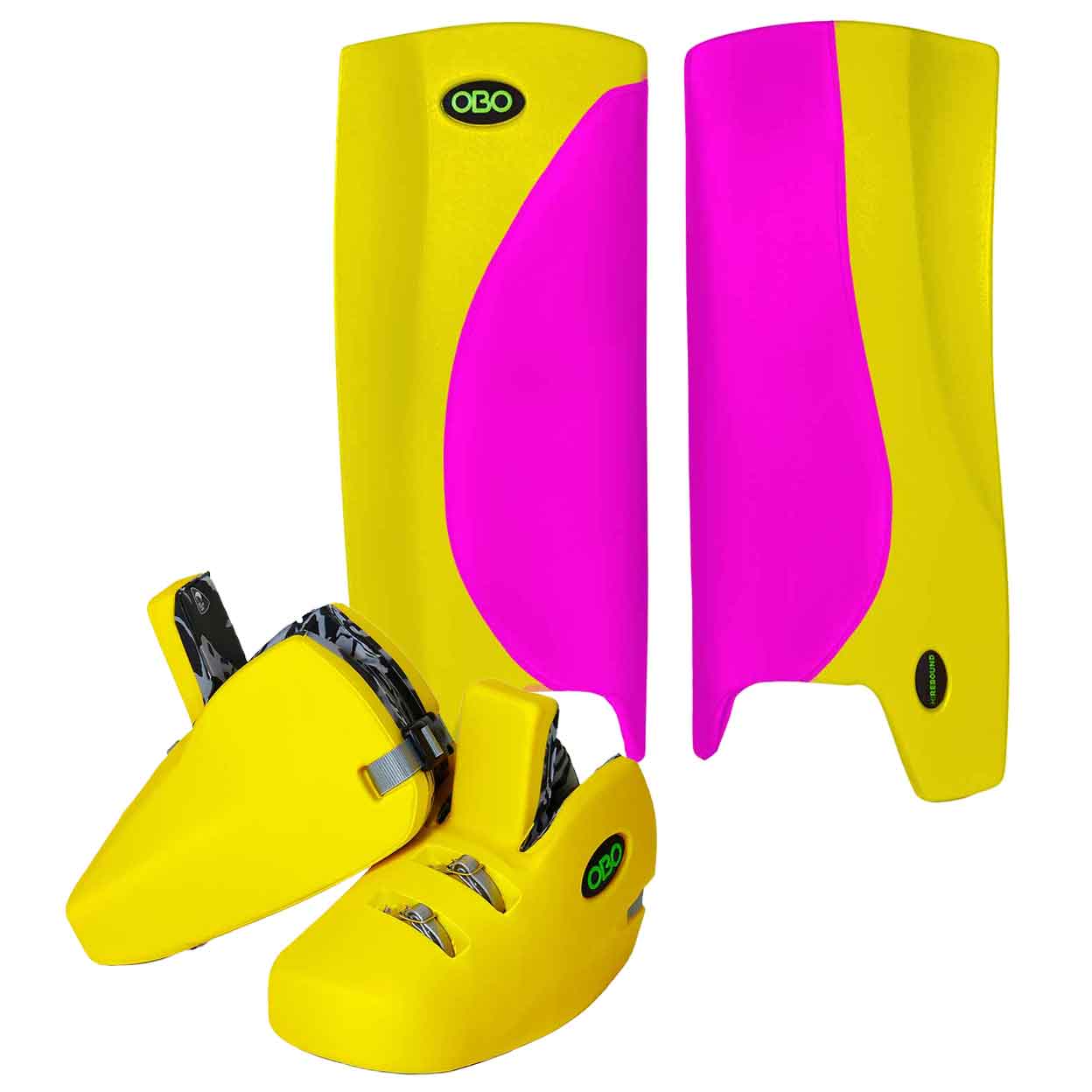 OBO Pink Yellow Field Hockey Goalie Bundle – Gear Size Medium Only