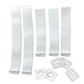 group of OBO PE Helmet Replacement Strap Set With Clips laying flat