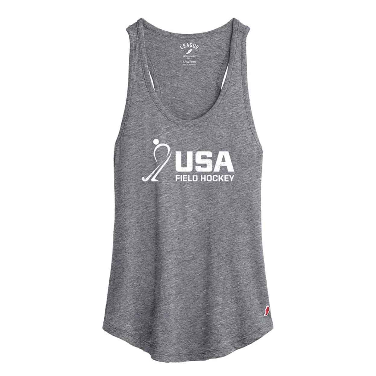 grey USA Field Hockey Intramural Tank