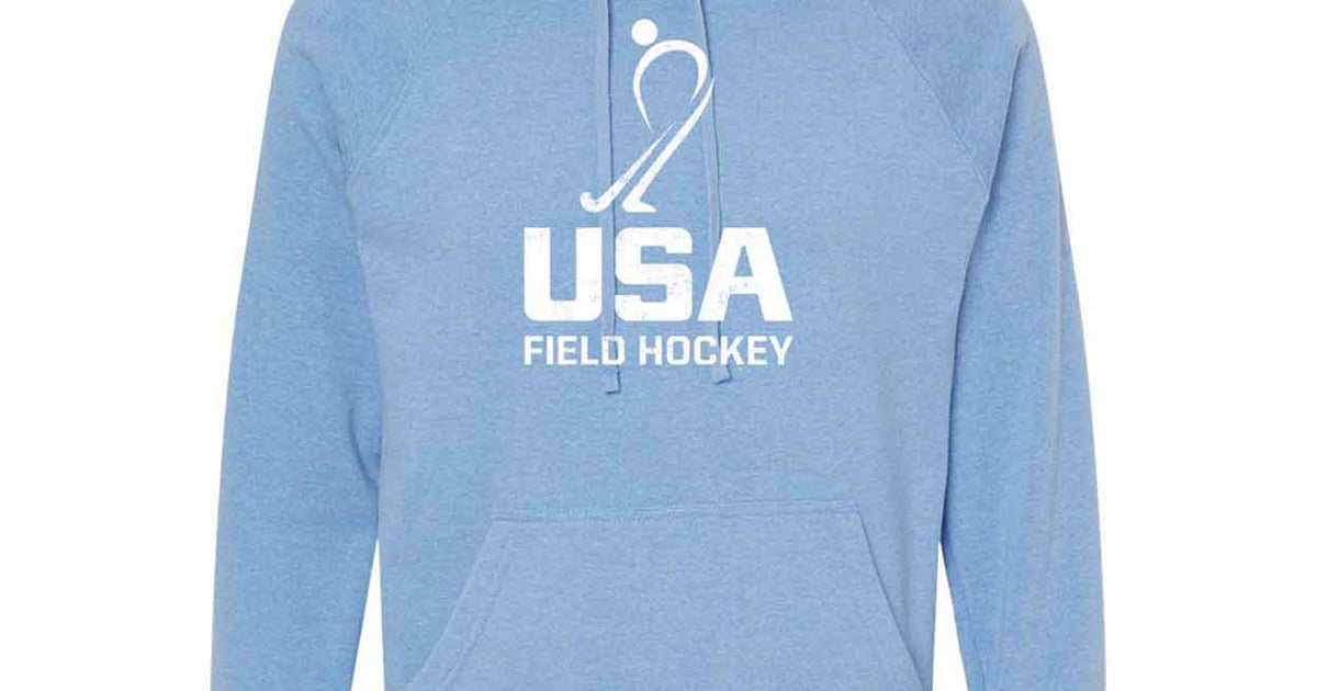 USA Field Hockey Unisex Raglan Hooded Sweatshirt Longstreth Sporting