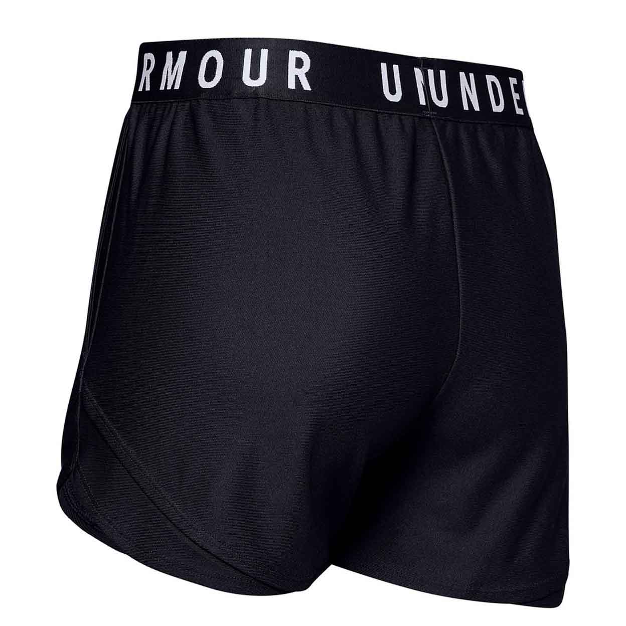 Back of the USA Under Armour Ladies Play Up Shorts