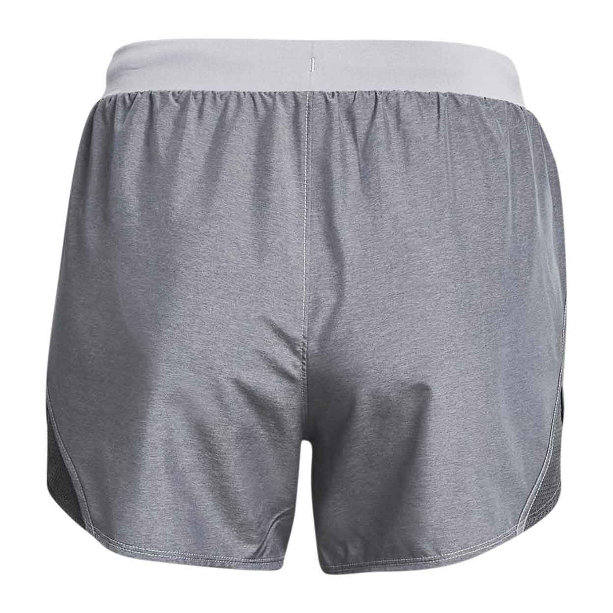 back of the grey Under Armour Women'S Fly By 2.0 Shorts