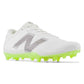 angled front view of the New Balance Rush V4 Low Cleats