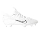 Outstep of the white Nike Huarache 9 Varsity Cleats