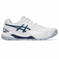 side of the blue and white Asics Gel-Lethal Field 2 Turf Shoes
