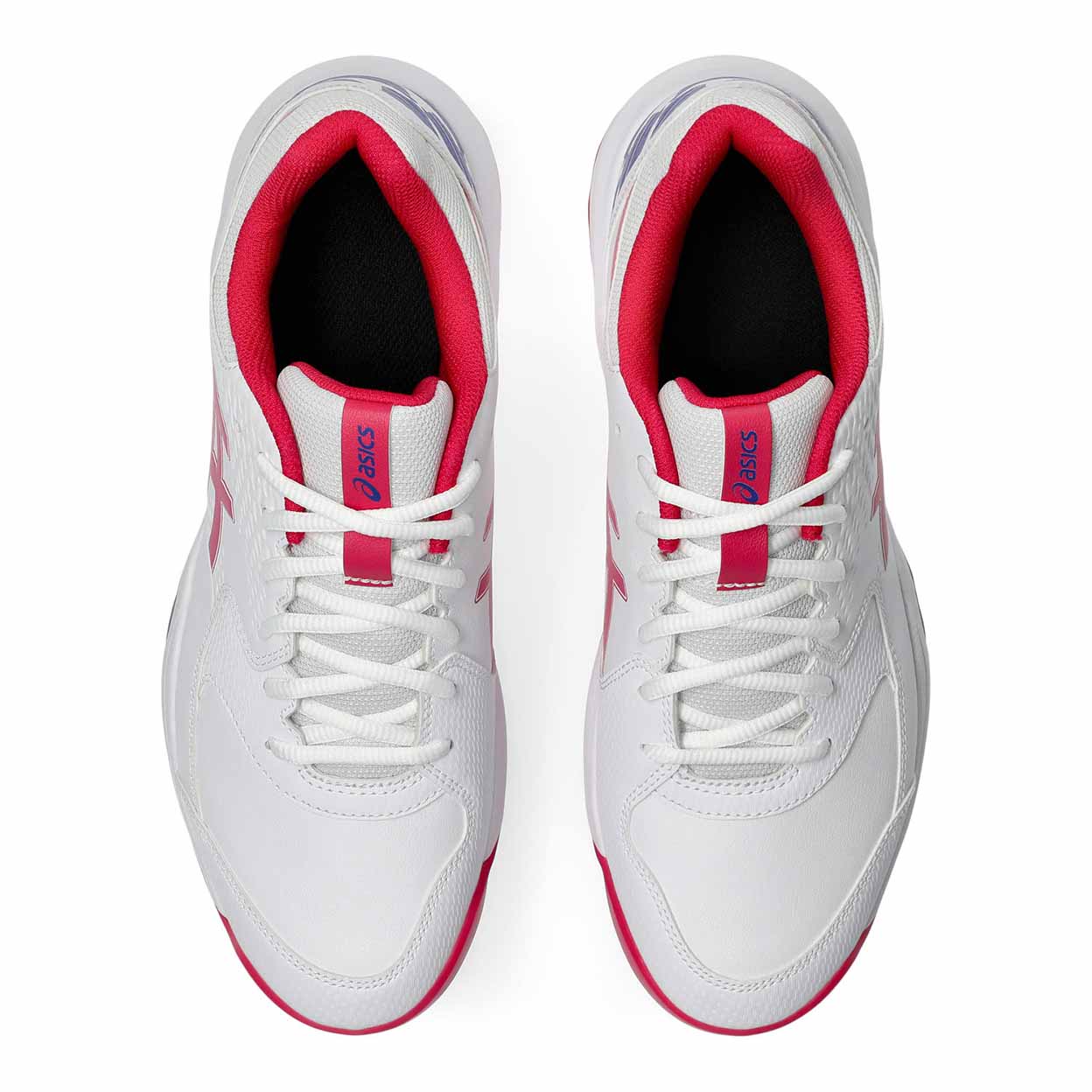 tops of the pink and white Asics Gel-Lethal Field 2 Turf Shoes