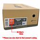 Cardboard box with Grays branding and size chart for US Men's sizes