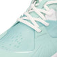 close up of the laces on the teal Osaka IDO Turf Shoes