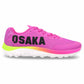 Pink sports shoe with 'Osaka' branding on a white background