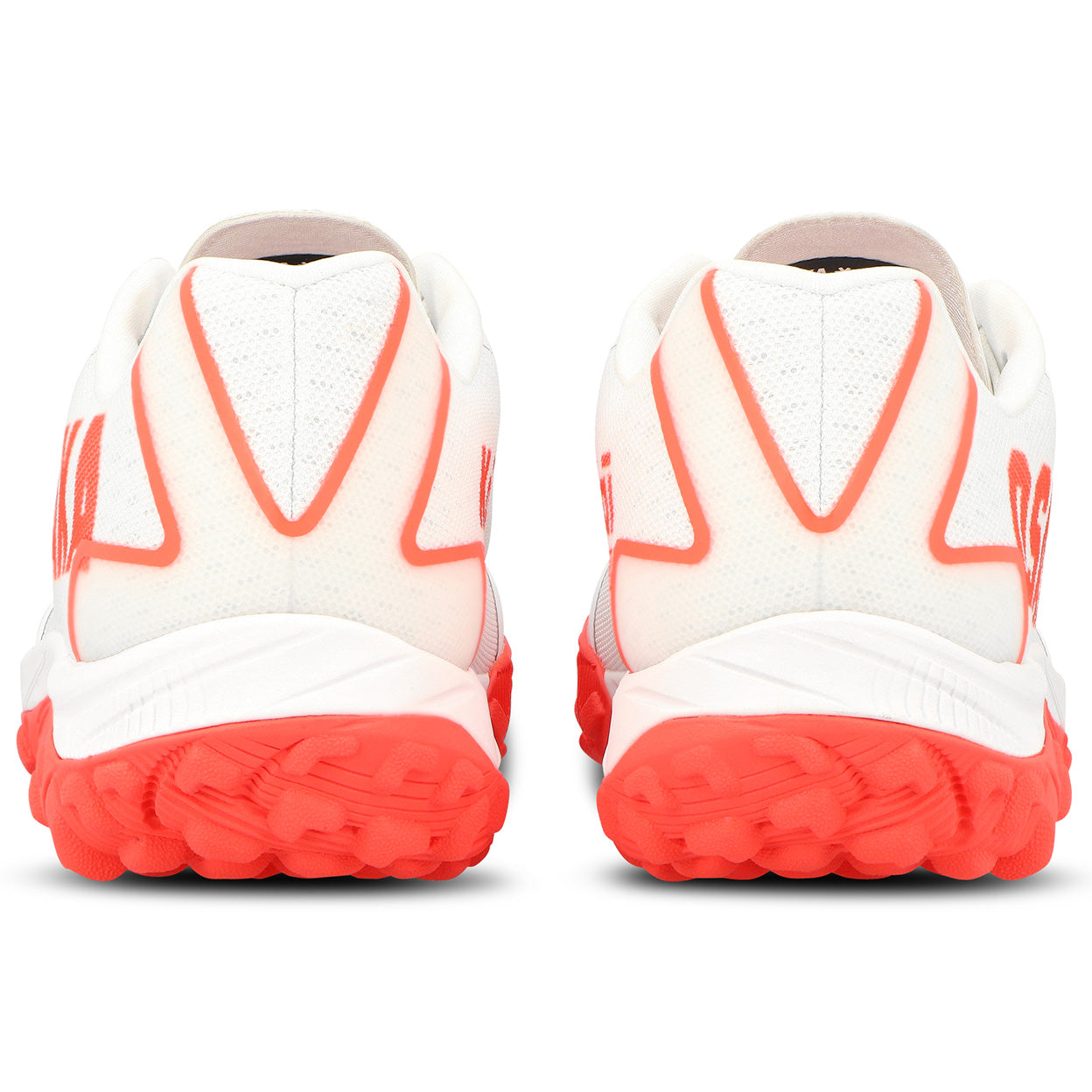 Heels of the white Osaka Kai Field Hockey Turf Shoes