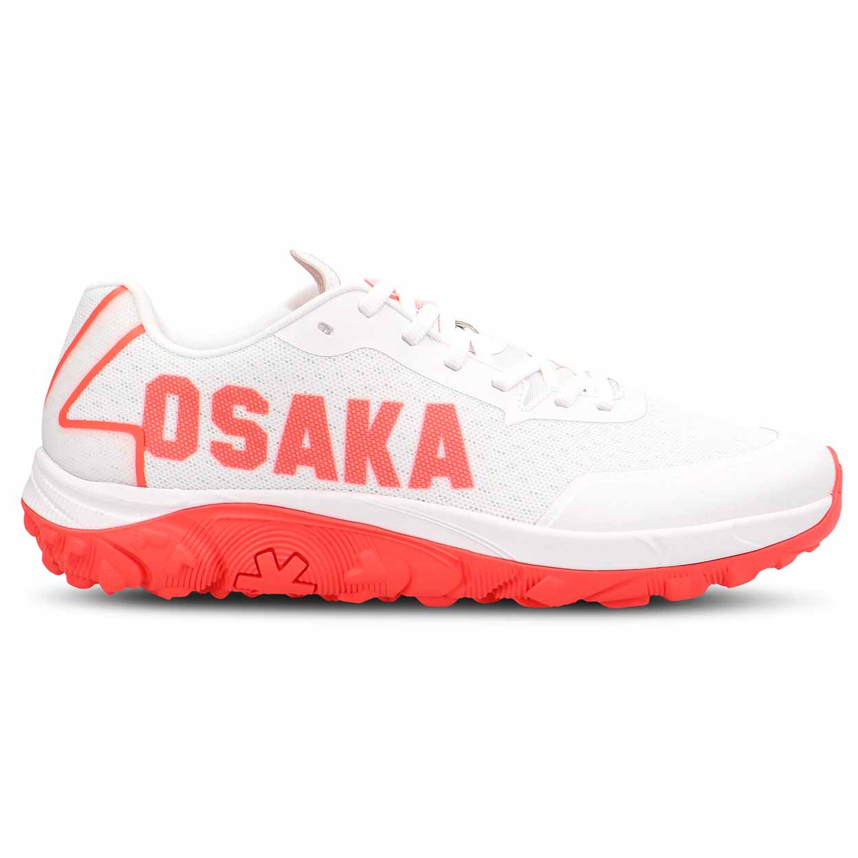Side of the white Osaka Kai Field Hockey Turf Shoes