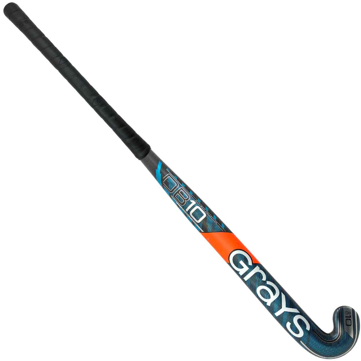 Grays DB10 Composite Field Hockey Stick - full back view with DB10 label and textured grip