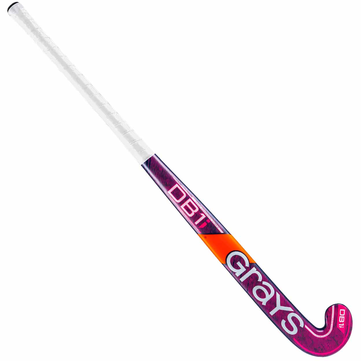 Hockey stick with 'Grays' branding on a white background