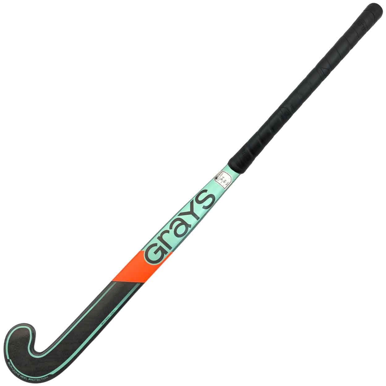 Detailed close-up comparison of the Grays DB8 stick heel – showcasing Durazone Heel Protection and textured finish.