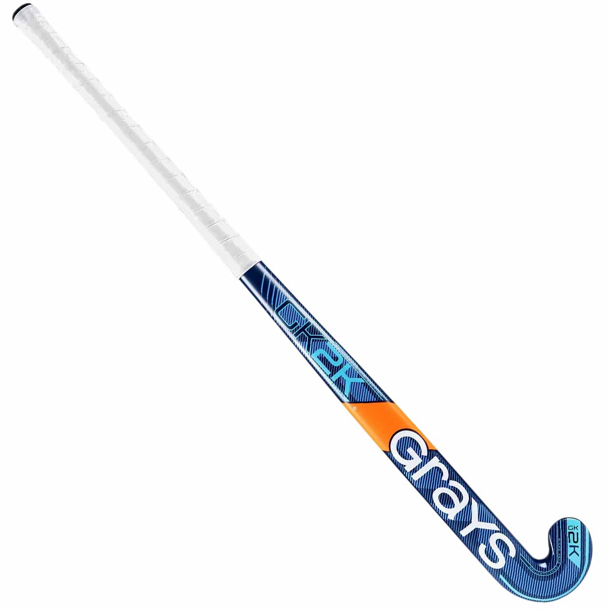 Hockey stick with 'Grays' branding on a white background