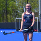 Player Leah Crouse holding a Grays GR10000 Jumbow Composite Field Hockey Stick