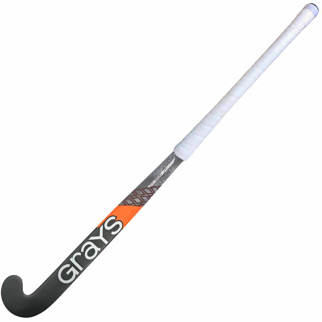 full front of the grey Grays GTi3500 Dynabow Indoor field hockey stick