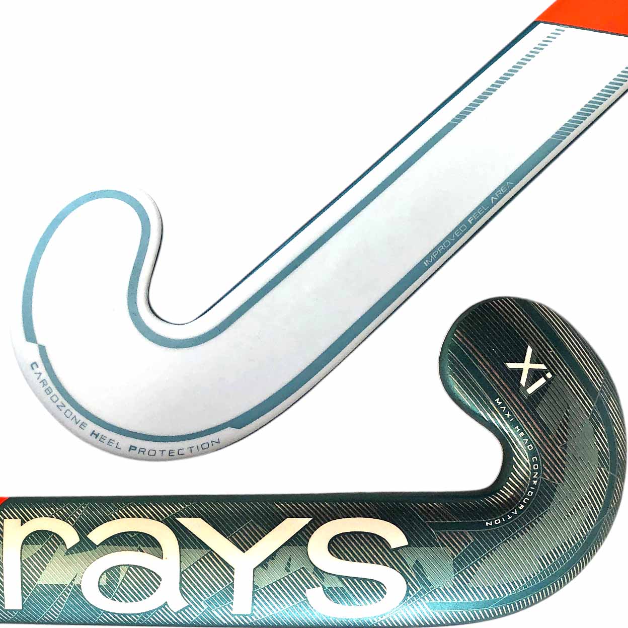 Hockey stick with 'Grays' branding on a white background