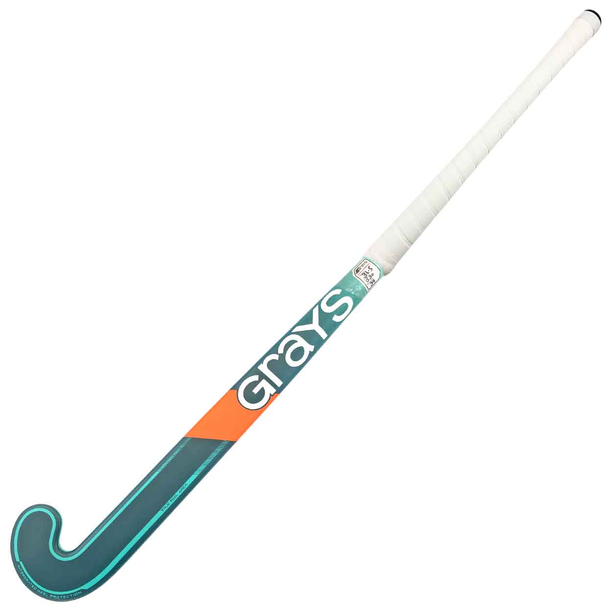 full front of the green and white Grays UB4 Composite Stick