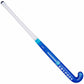 Blue and white hockey stick with 'Gryphon' branding on a white background