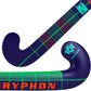 Close up of the toes of the Gryphon Lazer Field Hockey Stick