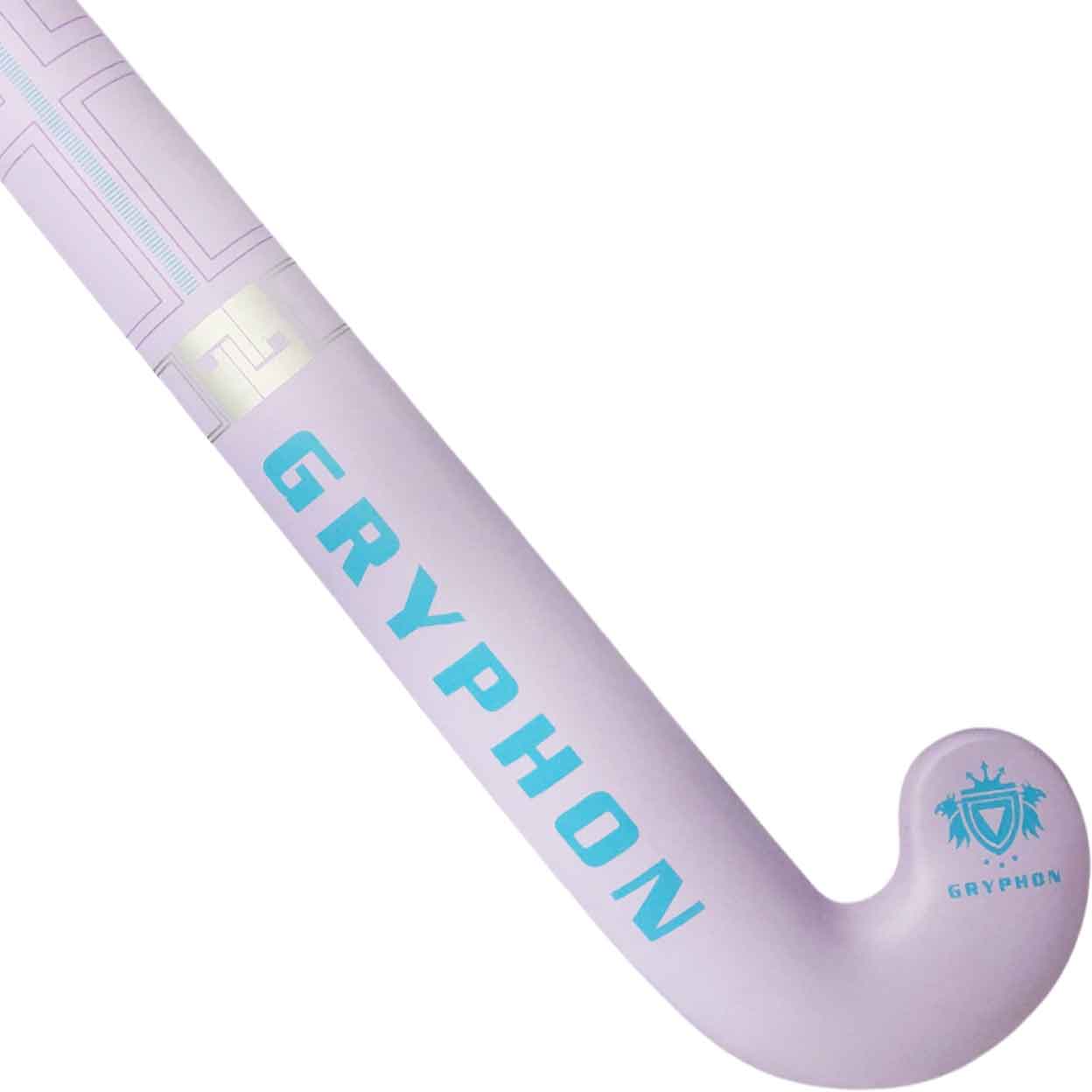 closeup of the back  of the Gryphon Solo Pro25 Composite Stick