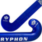 Close up of the toes of the Gryphon Taboo Blue Steel Deuce2 Field Hockey Stick