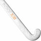 White hockey stick with 'Inside Job' branding on a white background
