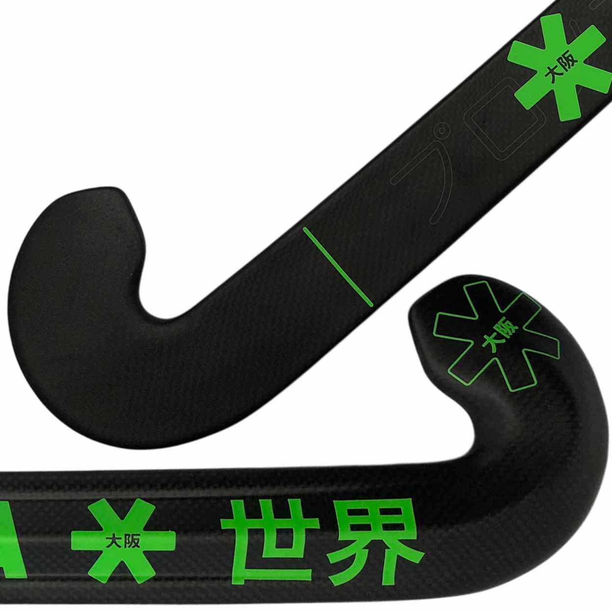 Closeup of the toes of the Osaka Future Lab 70 Pro Bow Composite Stick