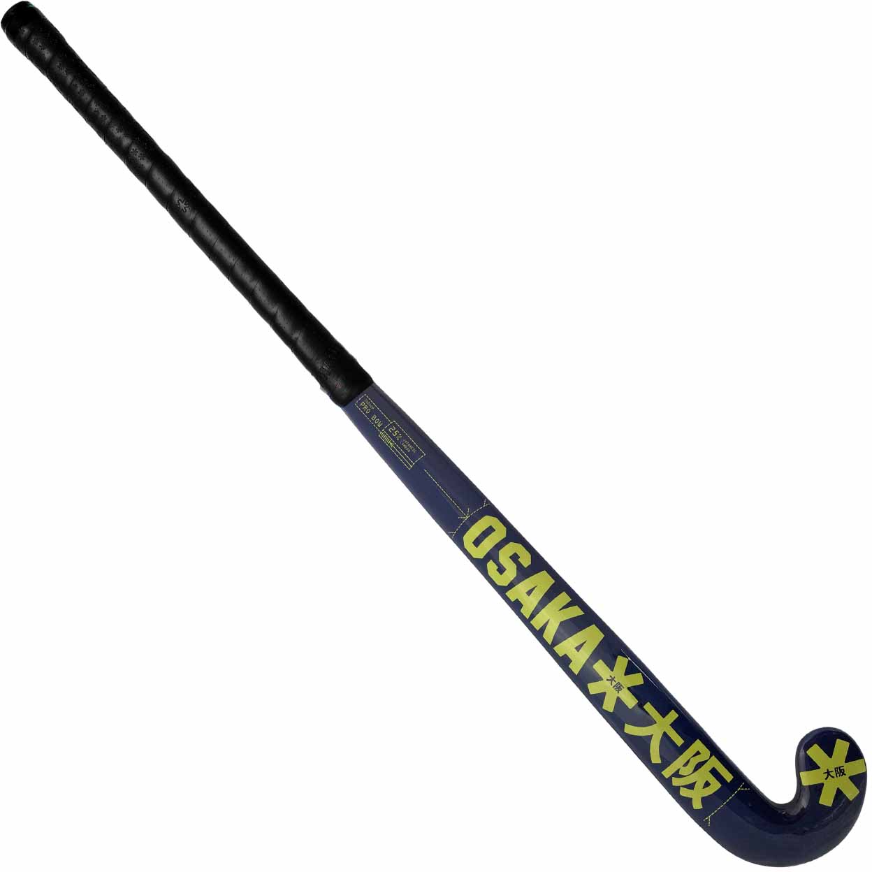 Hockey stick with 'Osaka' branding on a white background