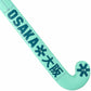 Light blue hockey stick with 'OSAKA' text on a white background