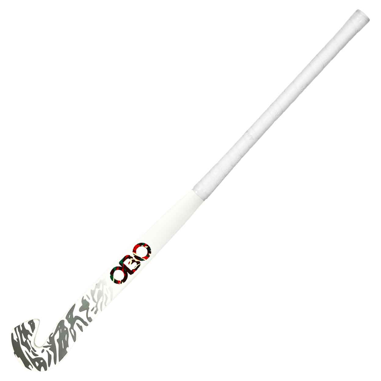 front of the white OBO Robo Fatboy Composite Goalkeeping Composite Stick