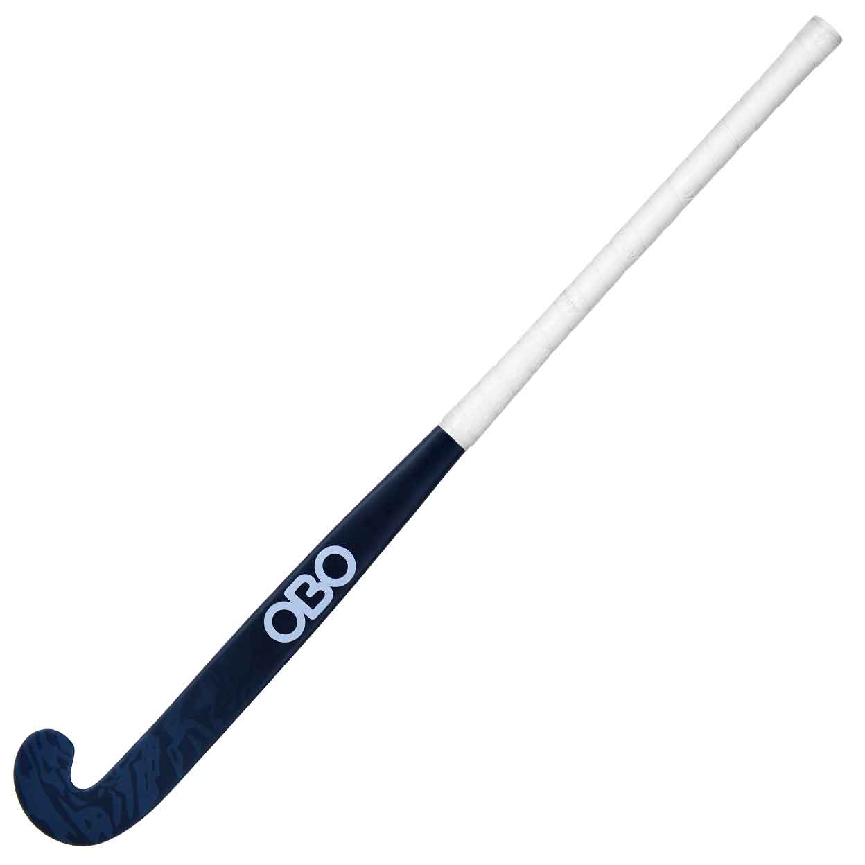 front of the black OBO Robo Straight A's Composite Goalkeeping Composite Stick