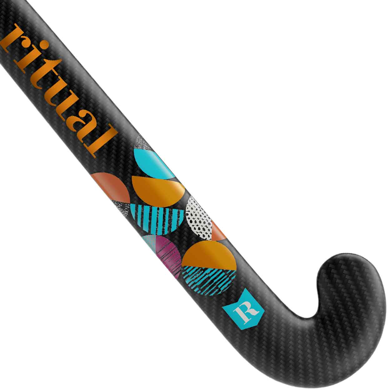 close up of the bac of the Ritual Finesse 75 Composite Stick