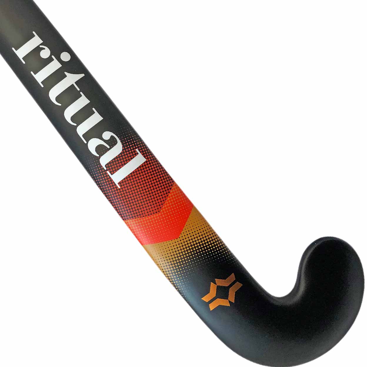 Hockey stick with 'Ritual' branding on a white background