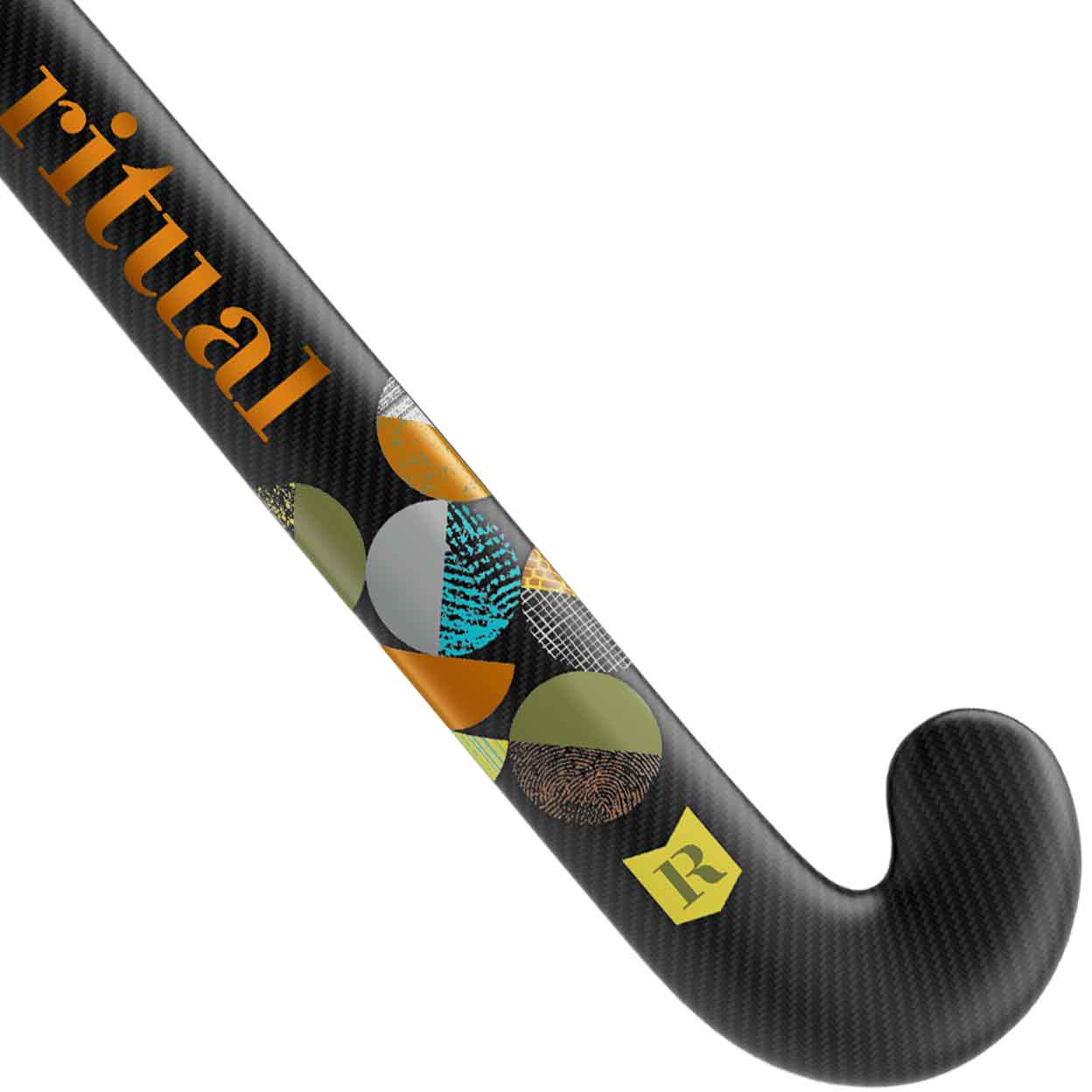 close up of the back of the Ritual Specialist 55 Composite Stick